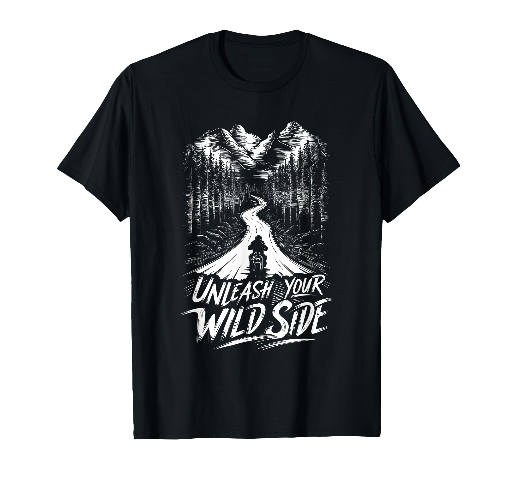 Unleash Your Wild Side Motorcycle T-Shirt - Streetwear Style for Adults - T-Shirt, Sweatshirt, Hoodie