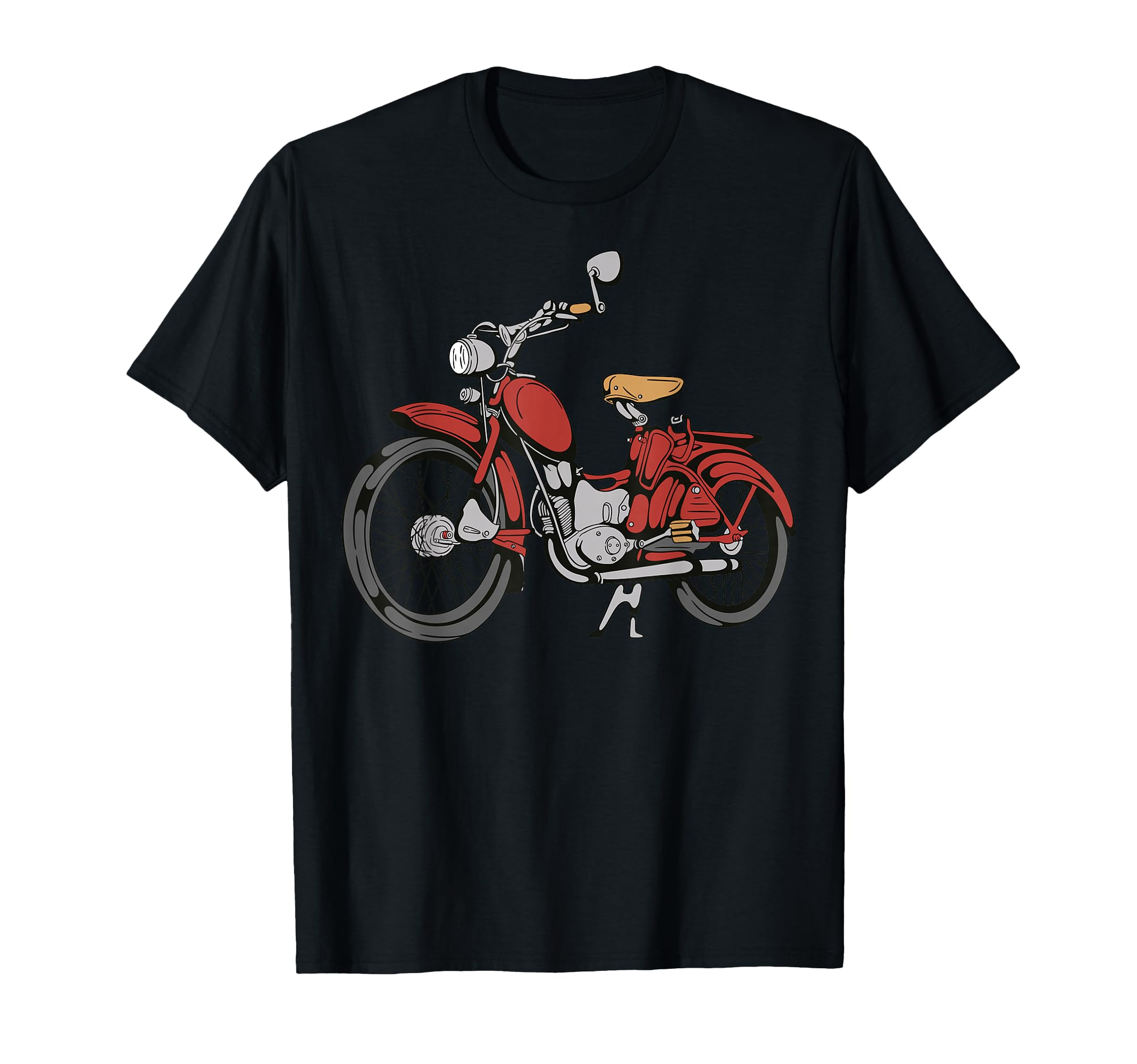 Red Motorcycle T-Shirt - Trendy Graphic Unisex - T-Shirt, Sweatshirt, Hoodie