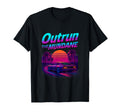 Outrun Mundane Neon Vaporwave Car Art T-Shirt - Graphic Print for Adults - T-Shirt, Sweatshirt, Hoodie