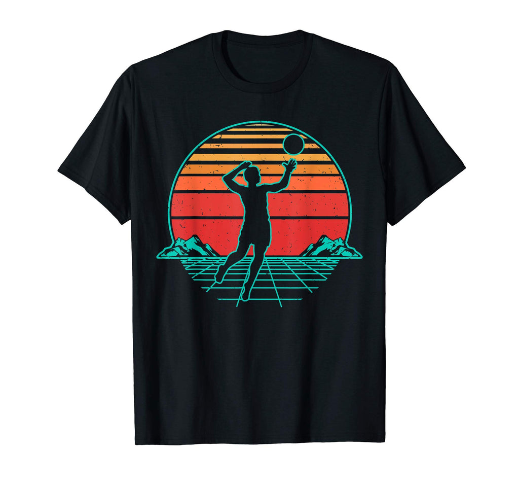 Volleyball Player Coach Sunset Gift T-Shirt - Streetwear Style Unisex - T-Shirt, Sweatshirt, Hoodie