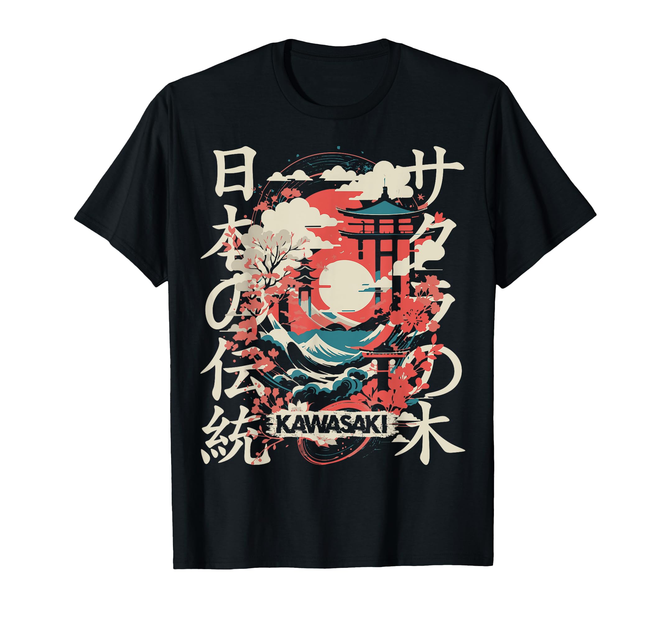 Kawasaki City 90S Japan Aesthetics T-Shirt - Fun Novelty Design Men Women - T-Shirt, Sweatshirt, Hoodie