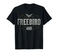 Lynyrd Skynyrd Logo Free Bird Lyrics T-Shirt - Unique Graphic Men Women - T-Shirt, Sweatshirt, Hoodie