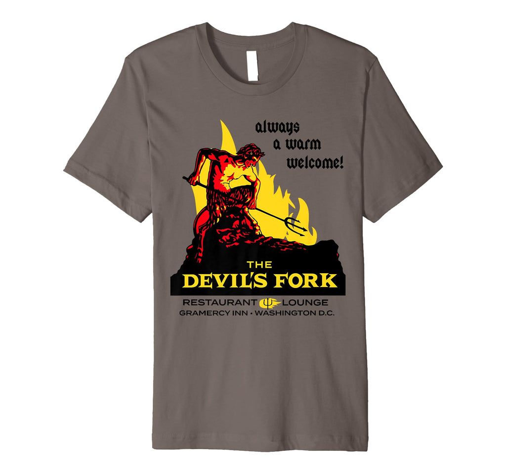 Devils Fork Matchbook Art T-Shirt - Fun Novelty Design Men Women - T-Shirt, Sweatshirt, Hoodie