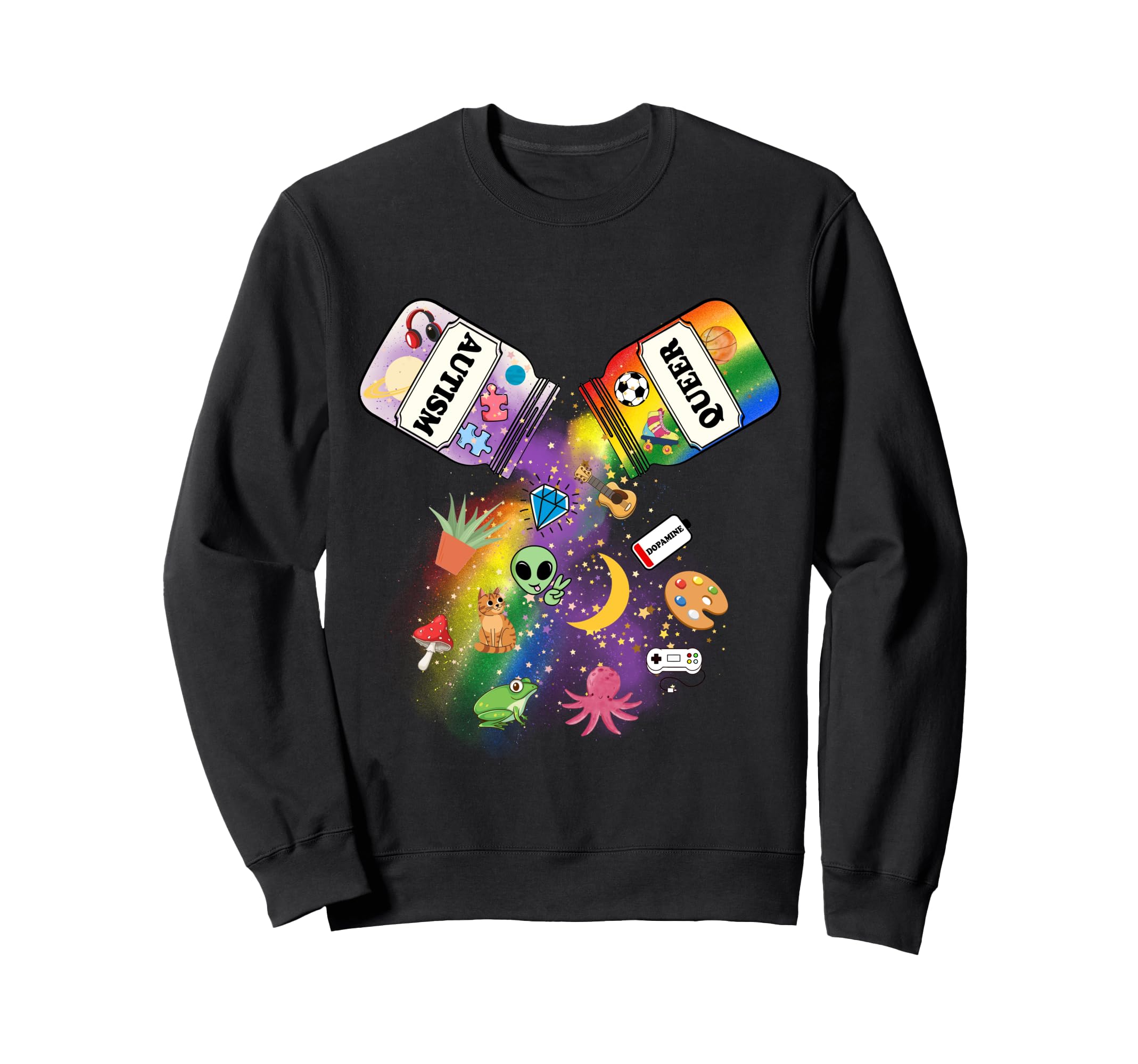 Lgbt Pride Neurodivergent Diversity Sweatshirt - Minimalist Print Unisex - T-Shirt, Sweatshirt, Hoodie