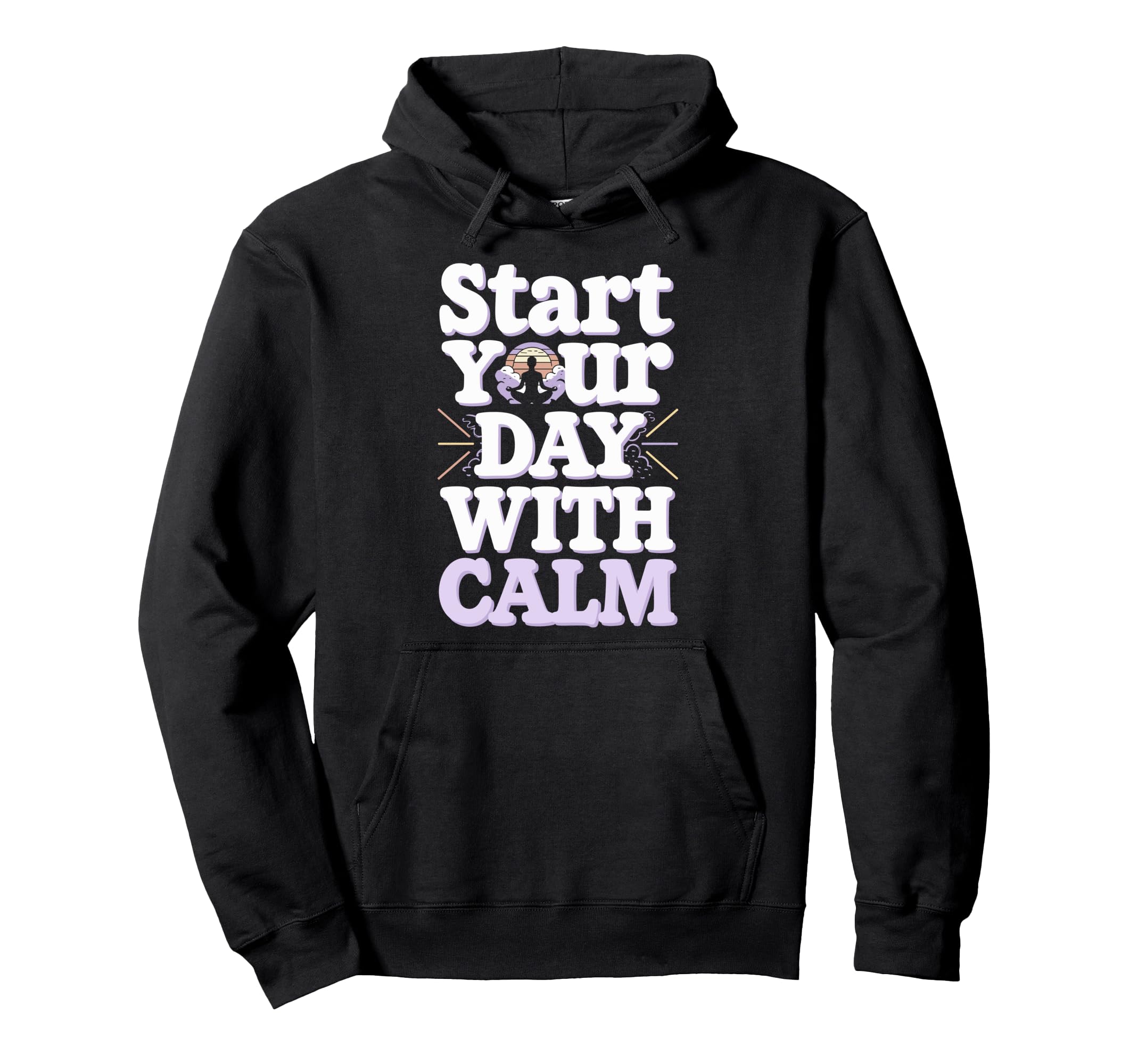 Morning Routine Peaceful Mornings Self Hoodie - Aesthetic Graphic Unisex - T-Shirt, Sweatshirt, Hoodie