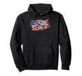 Motocross Dirt Bike Usa American Flag 4Th Hoodie - Novelty Apparel Unisex - T-Shirt, Sweatshirt, Hoodie