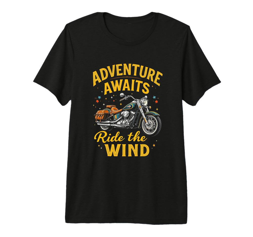 Adventure Awaits Ride Wind T-Shirt - Streetwear Style for Adults - T-Shirt, Sweatshirt, Hoodie
