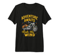 Adventure Awaits Ride Wind T-Shirt - Streetwear Style for Adults - T-Shirt, Sweatshirt, Hoodie