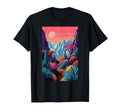 Desert Landscape Futurism Sunset T-Shirt - Aesthetic Graphic Men Women - T-Shirt, Sweatshirt, Hoodie
