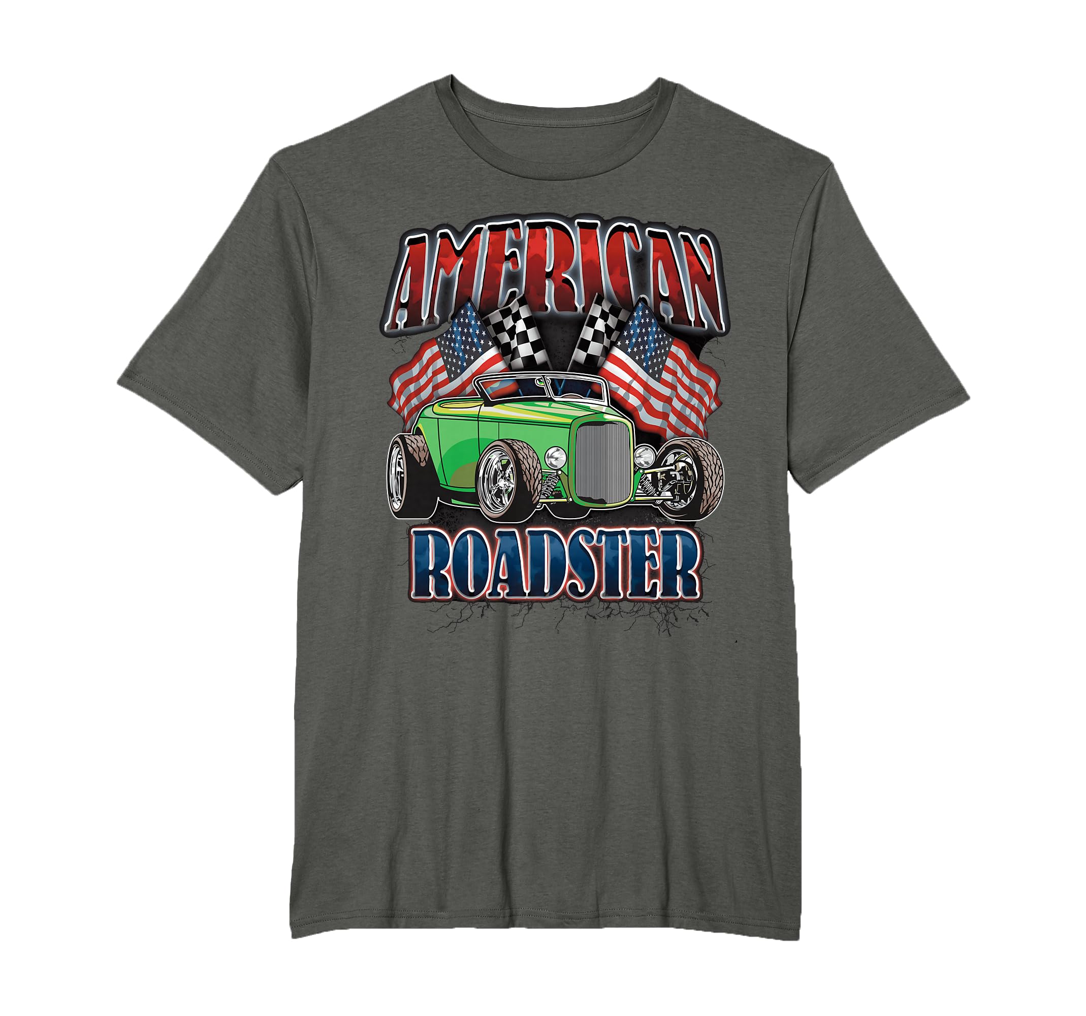 American Roadster Cruisin Custom Car T-Shirt - Streetwear Style for Adults - T-Shirt, Sweatshirt, Hoodie
