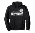 Antisocial Butterfly Introvert Hoodie - Unique Graphic for Adults - T-Shirt, Sweatshirt, Hoodie