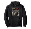 80S Music Disk Jockey Dj Vinyl Record Hoodie - Minimalist Print Men Women - T-Shirt, Sweatshirt, Hoodie
