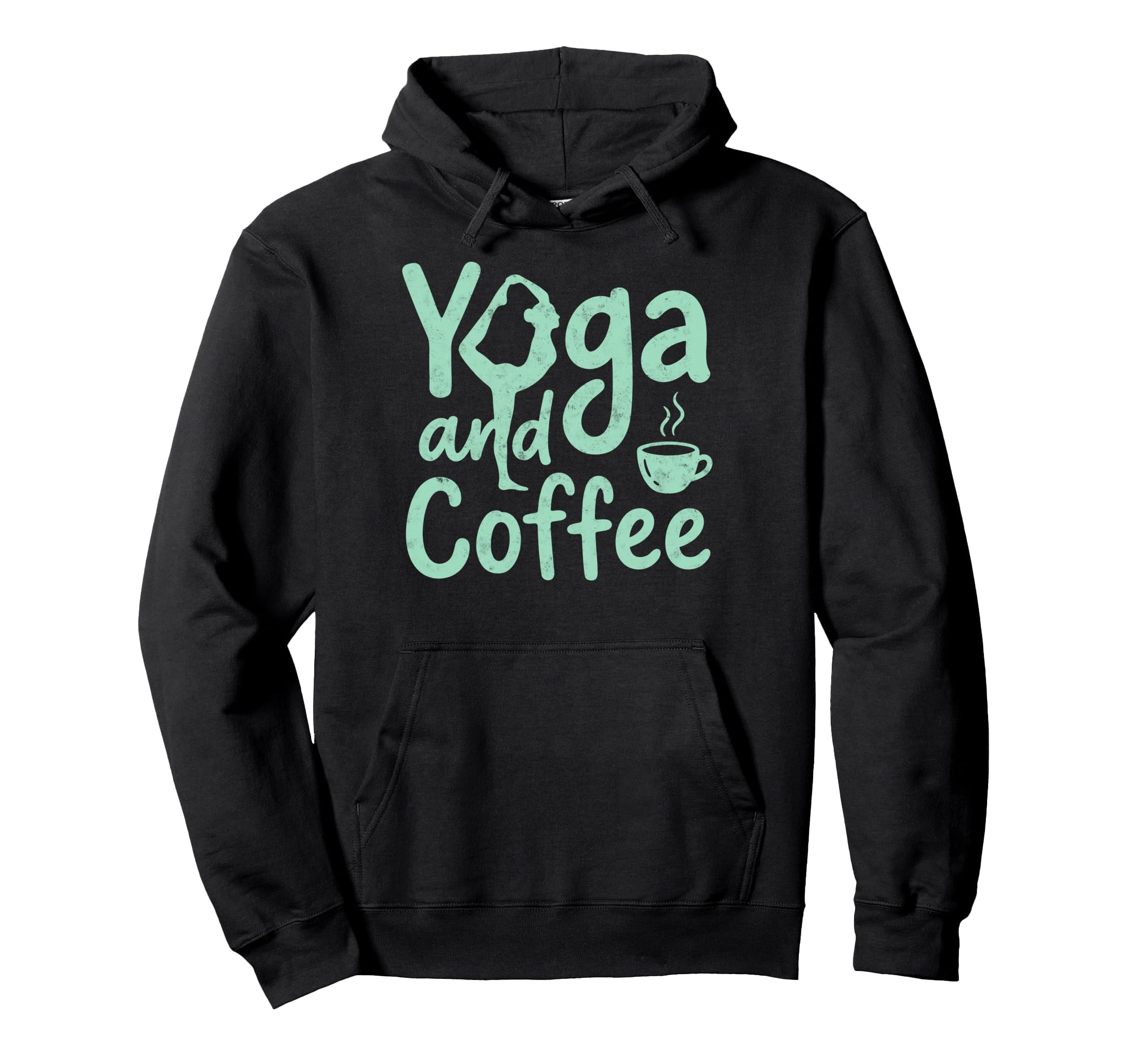 Coffee And Yoga Lover Meditation Zen Om Hoodie - Unique Graphic for Adults - T-Shirt, Sweatshirt, Hoodie