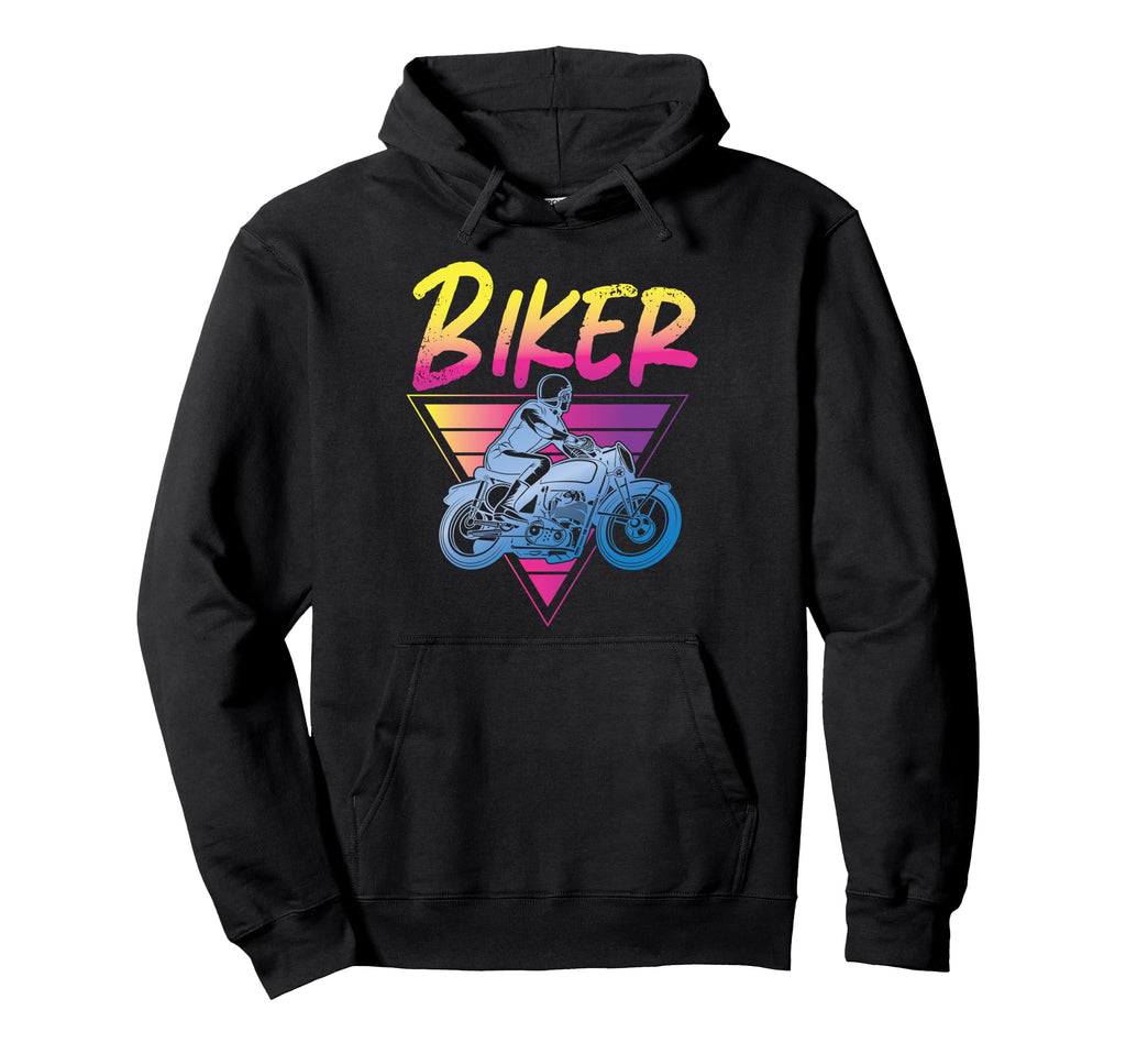 Motorcycle Biker 80S 90S Biker Hoodie - Aesthetic Graphic Men Women - T-Shirt, Sweatshirt, Hoodie