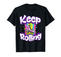 Keep Rolling Funny 80S Roller Skate T-Shirt - Custom Art Print Men Women - T-Shirt, Sweatshirt, Hoodie