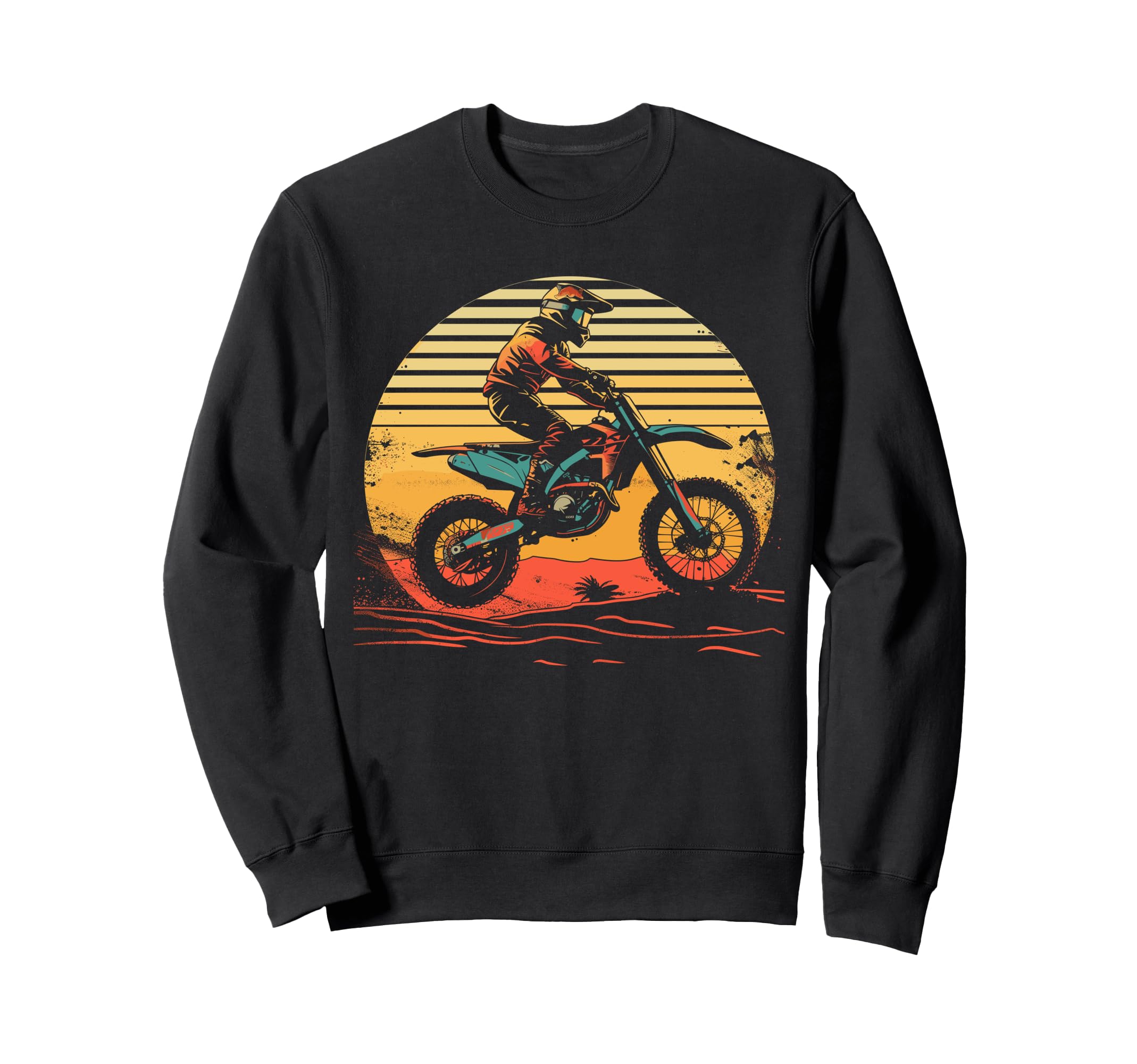 Motocross Motorcycle Bike Sweatshirt - Fun Novelty Design Men Women - T-Shirt, Sweatshirt, Hoodie