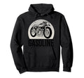 Gasoline Soleil Grey Motorcycle Cafe Hoodie - Novelty Apparel Men Women - T-Shirt, Sweatshirt, Hoodie