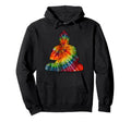 Meditating Buddha Rainbow Tie Dye Hoodie - Streetwear Style for Adults - T-Shirt, Sweatshirt, Hoodie