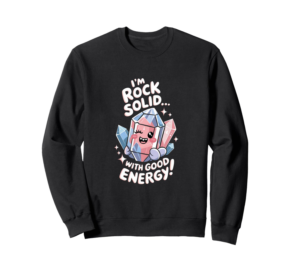Healing Stone Crystals Energy Sweatshirt - Custom Art Print Men Women - T-Shirt, Sweatshirt, Hoodie