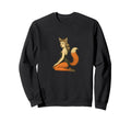 Fox Pinup Halloween Cosplay Sweatshirt - Fun Novelty Design Men Women - T-Shirt, Sweatshirt, Hoodie