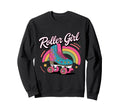 Roller Skater 80S Roller Skates 70S 90S Sweatshirt - Unique Graphic Unisex - T-Shirt, Sweatshirt, Hoodie