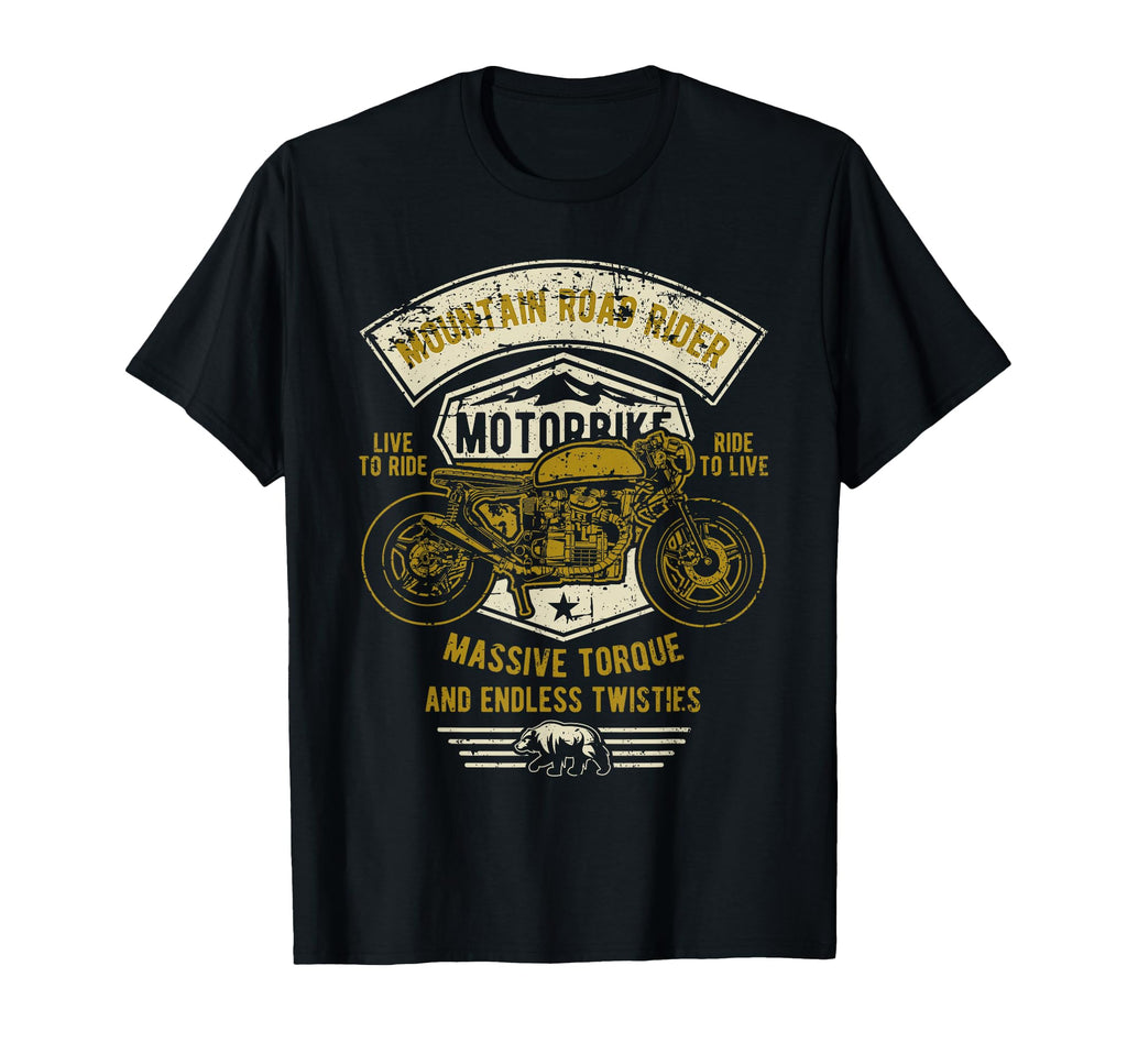 Mountain Road Rider Motorcycle T-Shirt - Casual Everyday Wear Unisex - T-Shirt, Sweatshirt, Hoodie