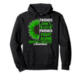 Dont Let Friends Fight Alone I Hoodie - Fun Novelty Design for Adults - T-Shirt, Sweatshirt, Hoodie