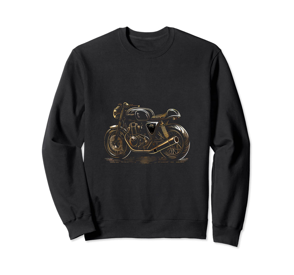 Stylish Cafe Racer Motorcycle Sweatshirt - Trendy Graphic Unisex - T-Shirt, Sweatshirt, Hoodie