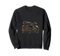Stylish Cafe Racer Motorcycle Sweatshirt - Trendy Graphic Unisex - T-Shirt, Sweatshirt, Hoodie