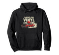 Raised Vinyl And V8S 70S Car Lover Hoodie - Novelty Apparel Men Women - T-Shirt, Sweatshirt, Hoodie