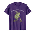 Funny Frog Off To Commit Tom Foolery T-Shirt - Streetwear Style for Adults - T-Shirt, Sweatshirt, Hoodie