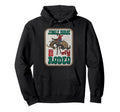 Groovy Jingle Horse Rodeo Western Hoodie - Custom Art Print Men Women - T-Shirt, Sweatshirt, Hoodie