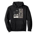 Vinyl Records Player Lover Music Vinyl Hoodie - Graphic Print Men Women - T-Shirt, Sweatshirt, Hoodie