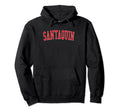 Santaquin Ut Distressed Red Varsity Hoodie - Casual Everyday Wear Unisex - T-Shirt, Sweatshirt, Hoodie
