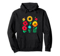 Flowers Pattern Foral Hoodie - Unique Graphic for Adults - T-Shirt, Sweatshirt, Hoodie