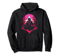 Synthwave Cat Samurai Mediation Vaporwave Hoodie - Trendy Graphic Unisex - T-Shirt, Sweatshirt, Hoodie