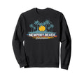 Newport Beach California Palm Sweatshirt - Custom Art Print Men Women - T-Shirt, Sweatshirt, Hoodie