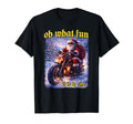 Biker Santa Motorcycle Riders T-Shirt - Minimalist Print Unisex - T-Shirt, Sweatshirt, Hoodie