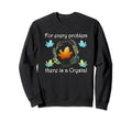 Spiritual Healing Crystals Sweatshirt - Fun Novelty Design for Adults - T-Shirt, Sweatshirt, Hoodie