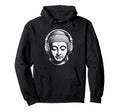 Buddha Headphones Mindfulness Music Hoodie - Fun Novelty Design Men Women - T-Shirt, Sweatshirt, Hoodie