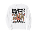 Football Mom Leopard Sports Sweatshirt - Aesthetic Graphic for Adults - T-Shirt, Sweatshirt, Hoodie