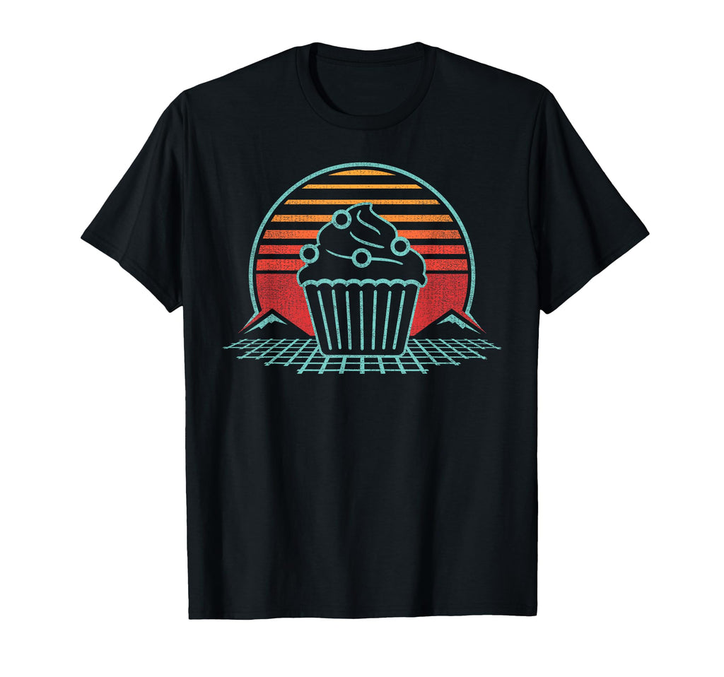 Cupcake 80S Gift T-Shirt - Unique Graphic Men Women - T-Shirt, Sweatshirt, Hoodie