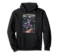 Autism Funny Skeleton Autistic Hoodie - Aesthetic Graphic for Adults - T-Shirt, Sweatshirt, Hoodie