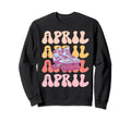 April Name Roller Skating Hobby Sweatshirt - Unique Graphic Men Women - T-Shirt, Sweatshirt, Hoodie