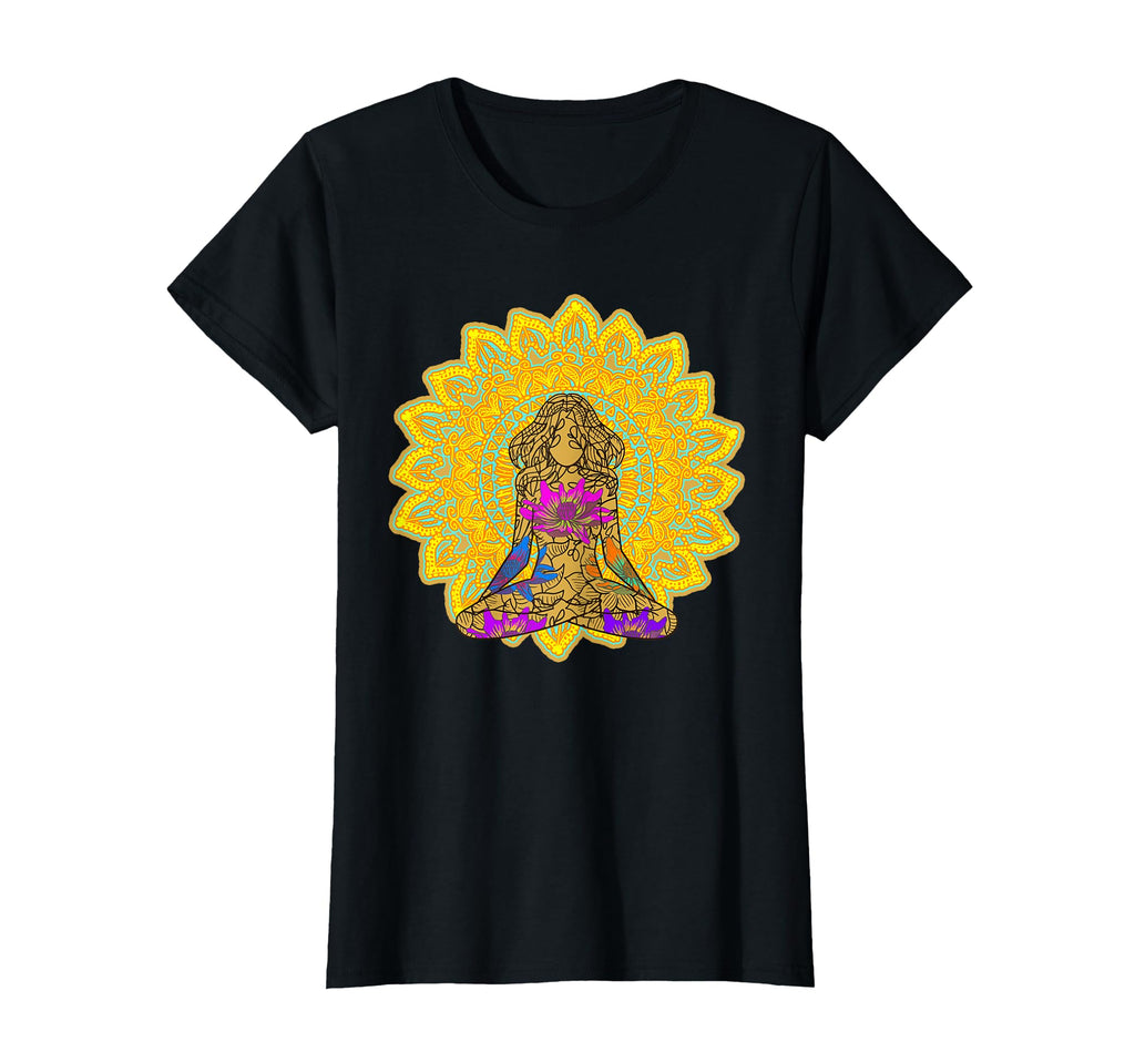 Yoga Mandala Floral Pattern Hobby T-Shirt - Streetwear Style Unisex - T-Shirt, Sweatshirt, Hoodie