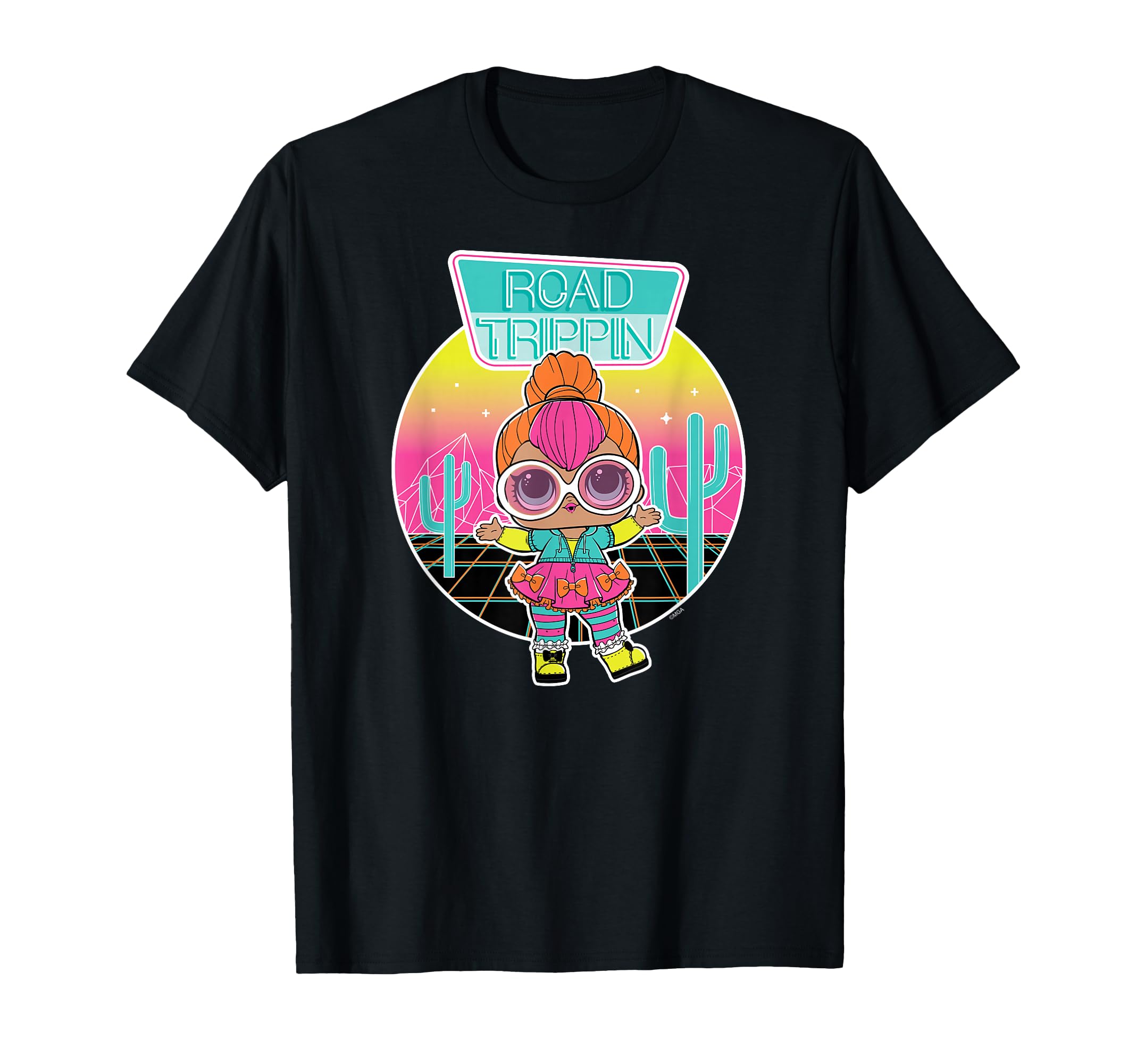 Lol Surprise Neon Qt Road Trippin T-Shirt - Custom Art Print Unisex - T-Shirt, Sweatshirt, Hoodie