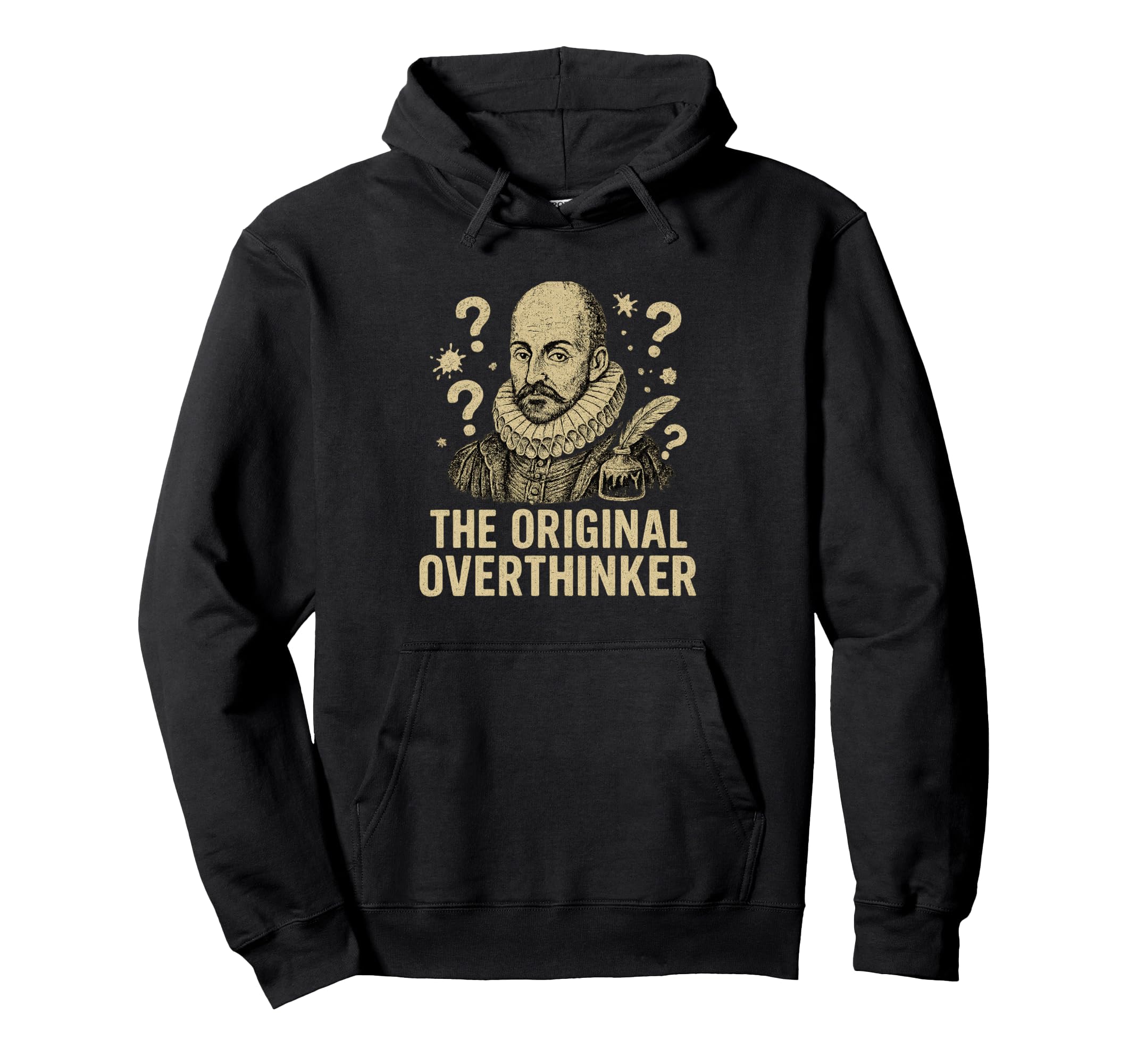 Original Overthinker Philosopher Hoodie - Aesthetic Graphic for Adults - T-Shirt, Sweatshirt, Hoodie