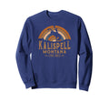 Kalispell Montana Mt Rodeo Cowboy Sweatshirt - Minimalist Print Unisex - T-Shirt, Sweatshirt, Hoodie