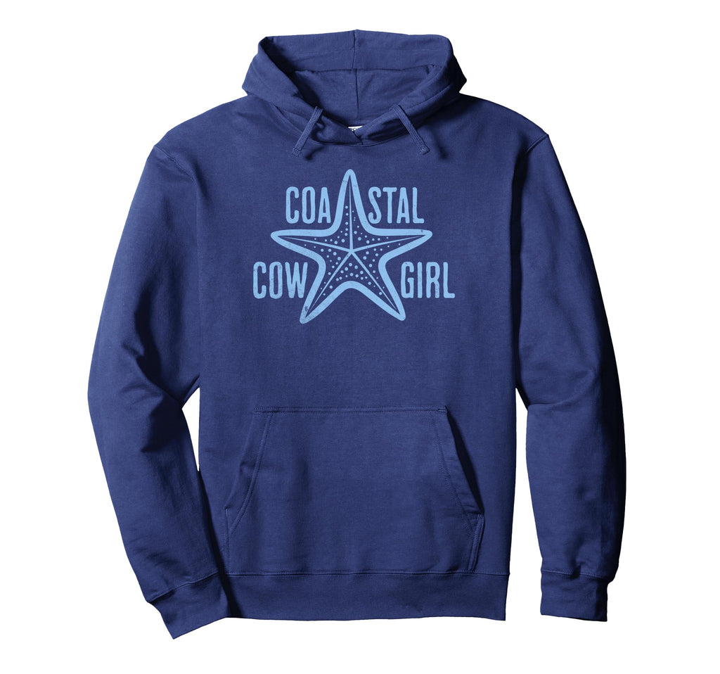 Coastal Cowgirl Starfish Western Hoodie - Custom Art Print for Adults - T-Shirt, Sweatshirt, Hoodie
