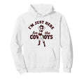 Cowgirl Just Here Cowboys Western Hoodie - Minimalist Print Unisex - T-Shirt, Sweatshirt, Hoodie